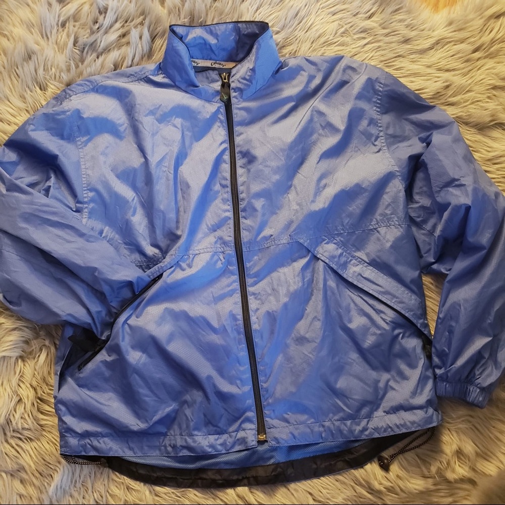 Vintage callaway golf windbreaker full zip blue